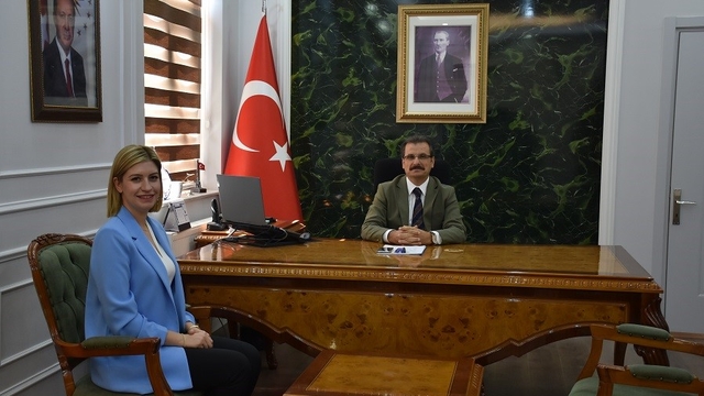 Kaymakam Güldoğan, yeni başhekimi ağırladı