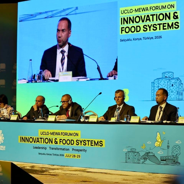Niğde Belediye Başkanı Özdemir, UCLG-MEWA Yenilikçilik ve Gıda Sistemleri F...