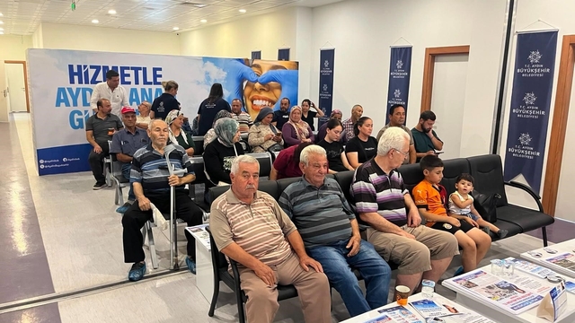 Aydın Büyükşehir Belediyesi sağlık hizmetlerini her gün yüzlerce vatandaşa ulaştırıyor