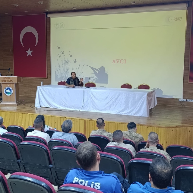 İspir'de DKMP ekiplerince bilgilendirme toplantısı yapıldı
