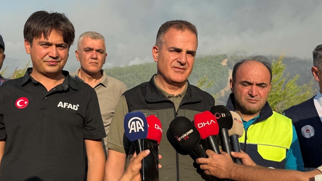 Muğla'da orman yangını (5)