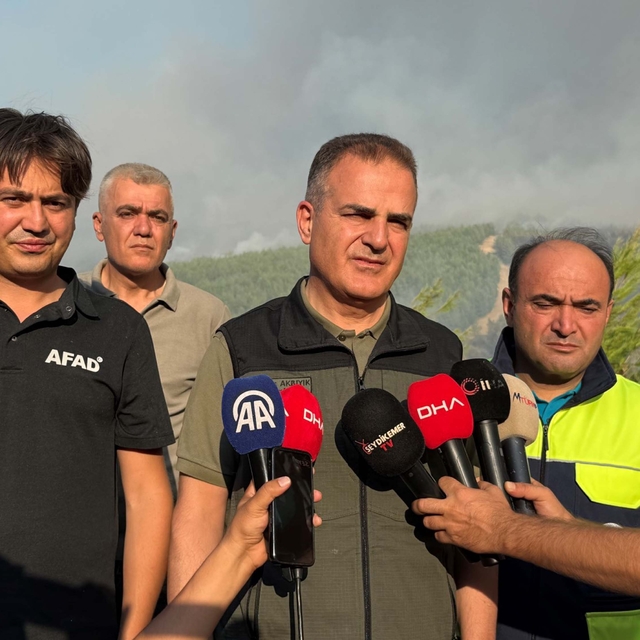Muğla'da orman yangını (5)