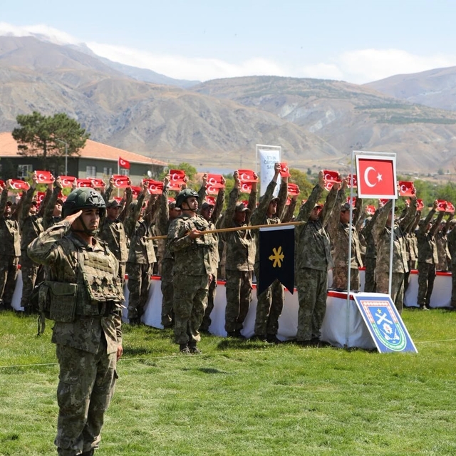 Erzincan'da 59. Tugay'da yemin töreni