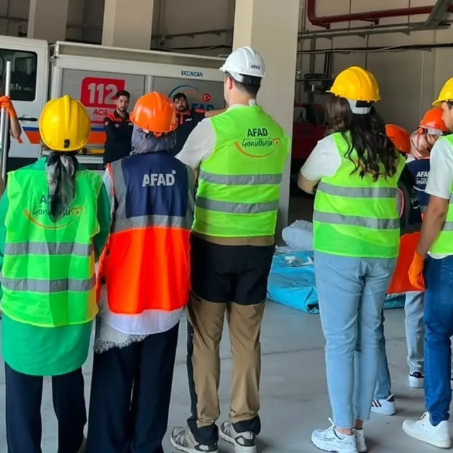 Erzincan'da Destek AFAD Gönüllü Eğitimi düzenlendi