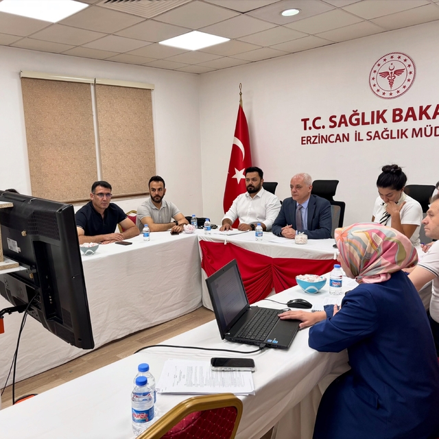 Erzincan'da evde sağlık hizmetlerinde koordinasyon ele alındı