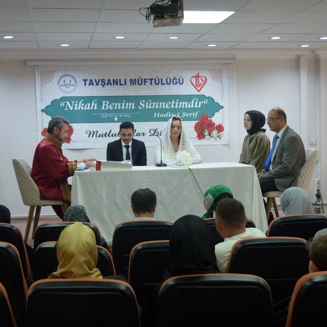 "İki İnsan Bir Hayat" projesiyle Tavşanlı'da anlamlı nikâh