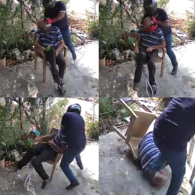 Yaşlı adamın boynunu kırmaya çalışıp, feci şekilde darbeden saldırgan tutuk...