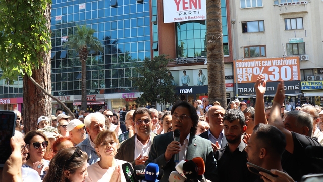 Yeni Parti'ye en büyük destek Denizli'den