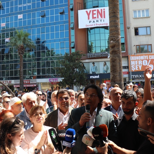 Yeni Parti'ye en büyük destek Denizli'den