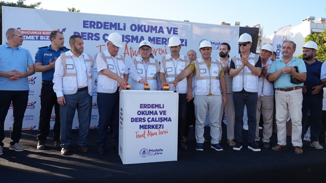 Erdemli Okuma ve Ders Çalışma Merkezi'nin temeli atıldı