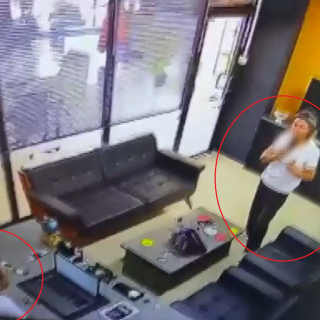 Emlakçıyı öldürüp, kendini vurduğu olayın görüntüsü ortaya çıktı