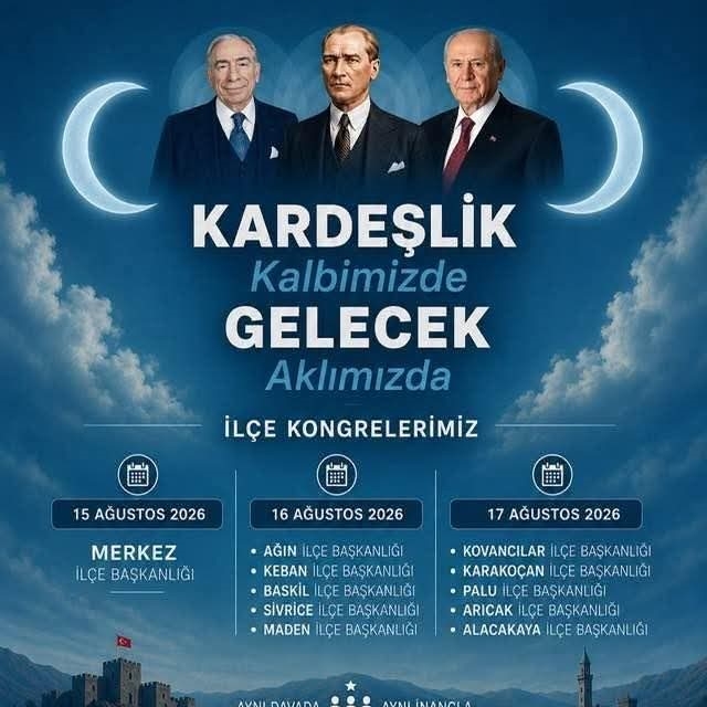 MHP Elazığ'da ilçe kongre takvimini duyurdu