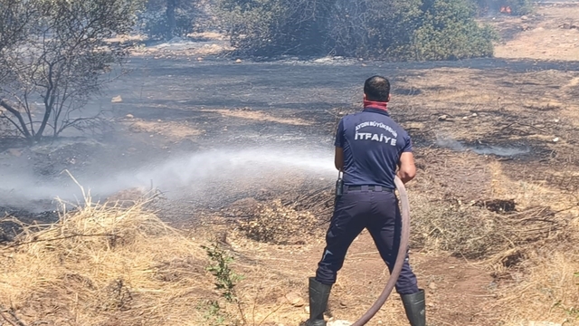 Makilik alanda çıkan yangın büyümeden söndülürdü