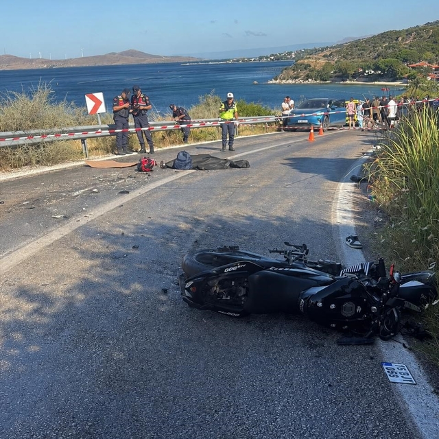 Vidanjöre çarpan 19 yaşındaki motosikletli hayatını kaybetti