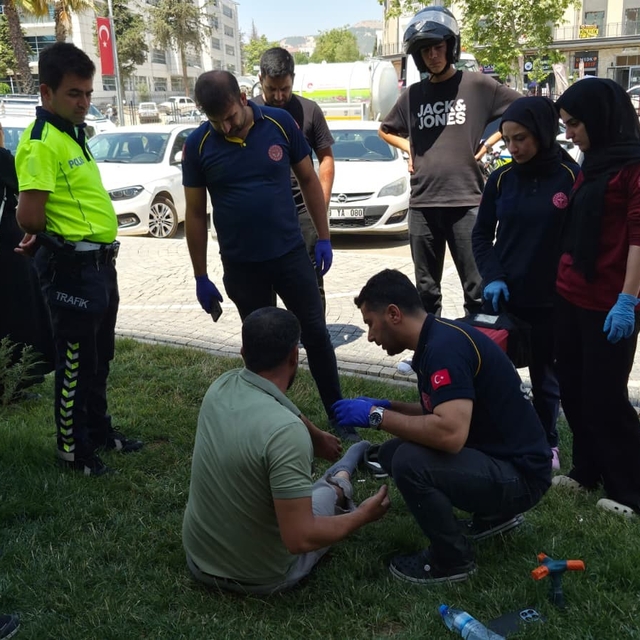 Adıyaman'da motosiklet devrildi: 1 yaralı