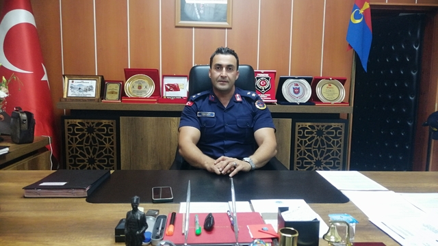 Niksar'a yeni ilçe jandarma komutanı göreve başladı
