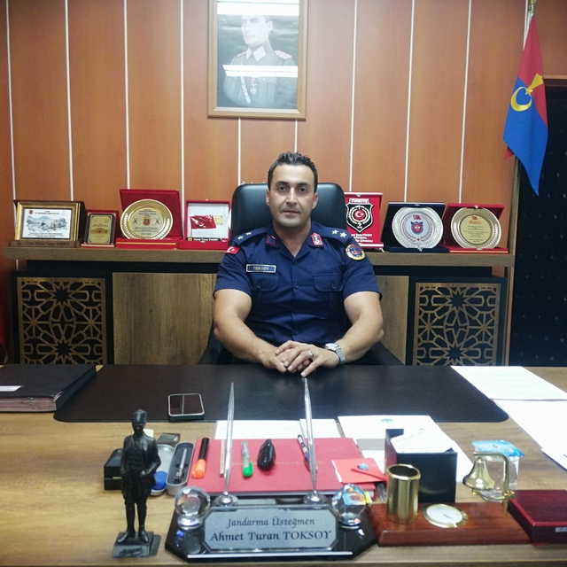 Niksar'a yeni ilçe jandarma komutanı göreve başladı