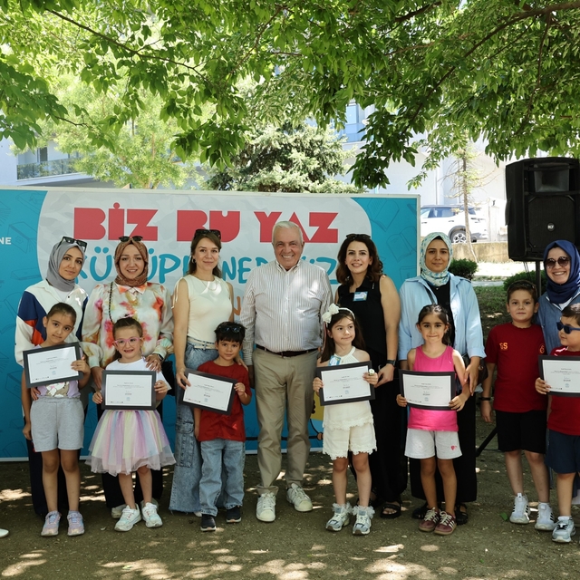 Nilüferli çocuklar okula kütüphanelerde hazırlandı