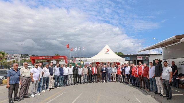 Samsun'da "Birbirimize Candan Bağlıyız" kan bağışı kampanyası