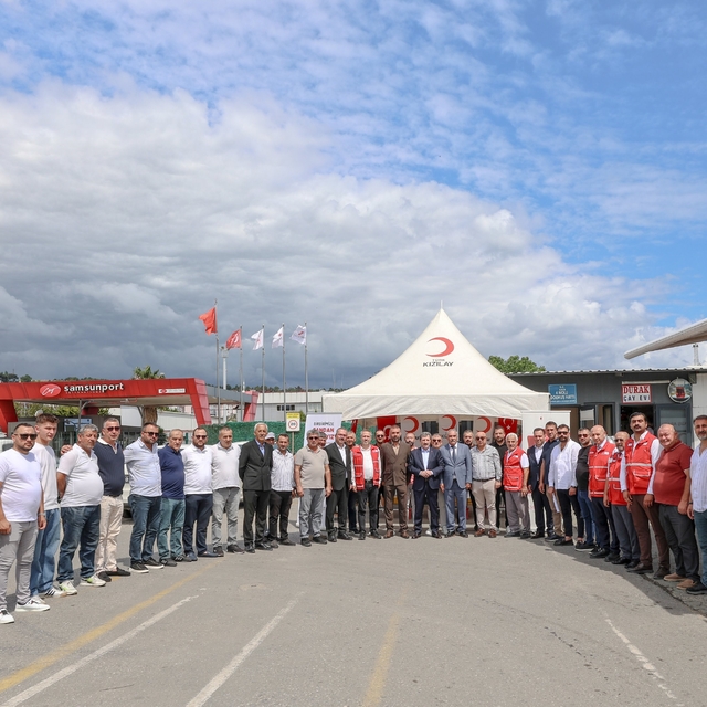 Samsun'da "Birbirimize Candan Bağlıyız" kan bağışı kampanyası