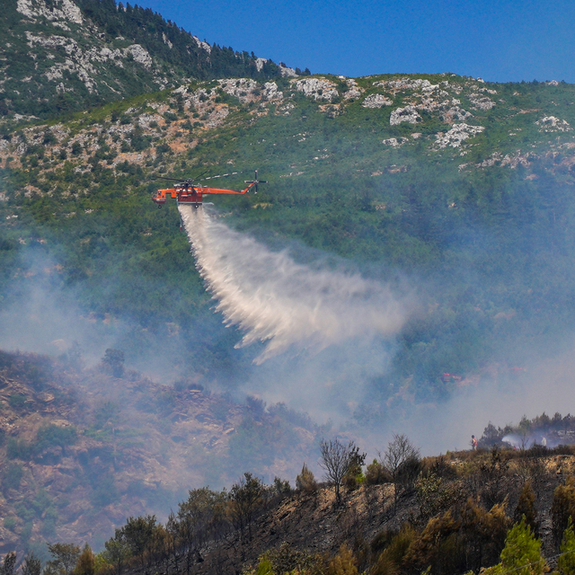 Alanya'daki orman yangını ikinci gününde (6)