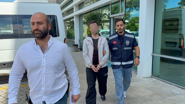 Samsun'da bir kişiyi bıçaklayan genç tutuklandı