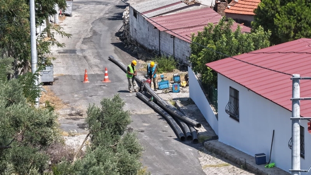 Söke Atburgazı'nda 4,6 milyon liralık içme suyu yatırımı başladı
