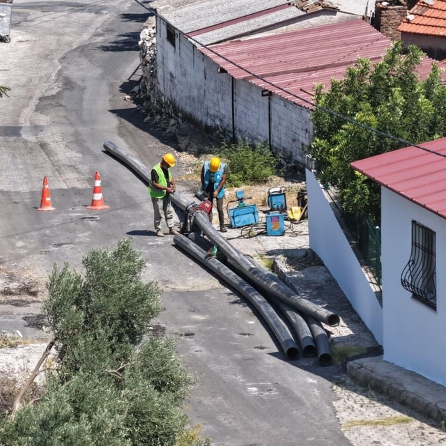 Söke Atburgazı'nda 4,6 milyon liralık içme suyu yatırımı başladı