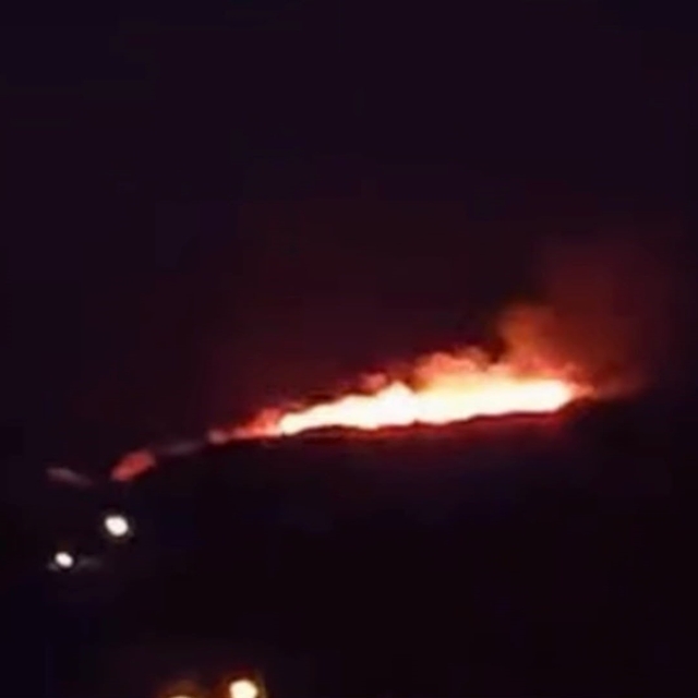 Çankırı'da tarla yangını
