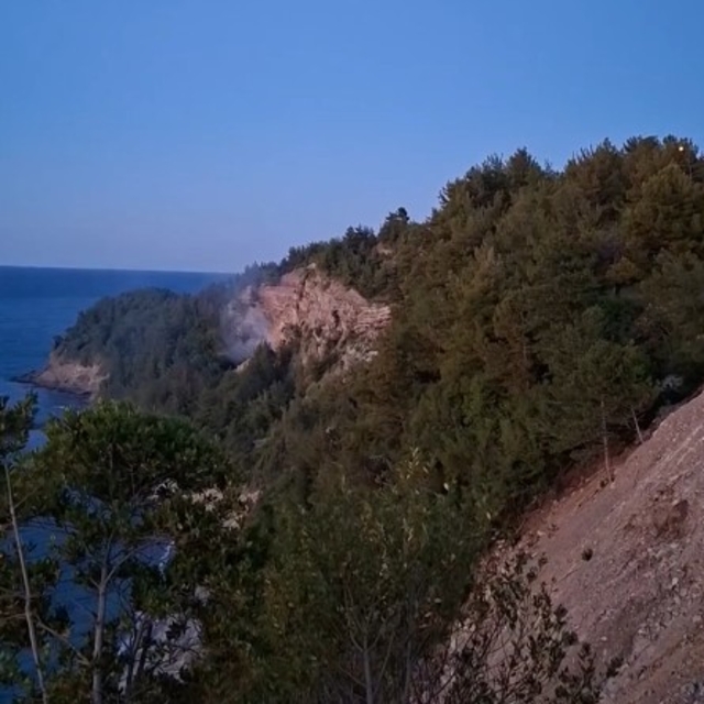 Kastamonu'da ormanlık alana düşen yabancı cismin patlaması sonucu yangın çı...