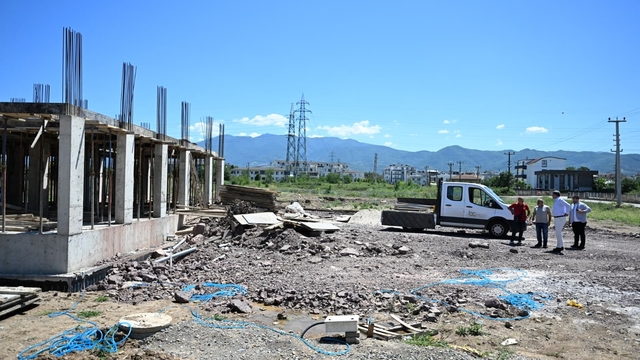 Kartepe'deki yeni Polis Merkezi Amirliği inşaatı yükseliyor