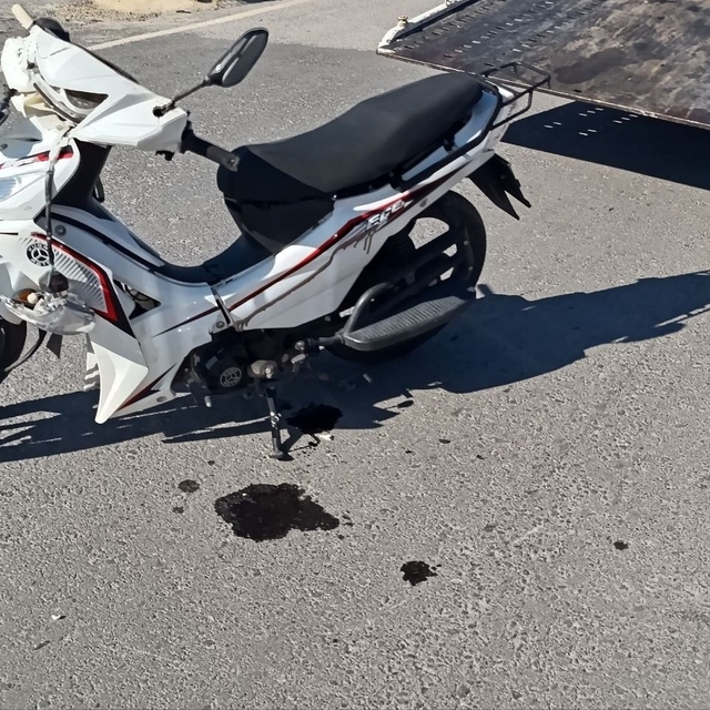 Kavşakta otomobil ile motosiklet çarpıştı: 1 yaralı
