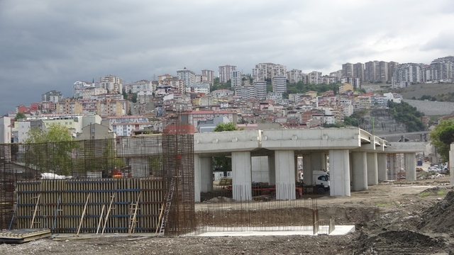 Viyadükler yükselmeye, projenin de silueti ortaya çıkmaya başladı