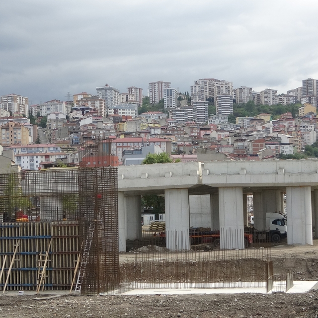 Viyadükler yükselmeye, projenin de silueti ortaya çıkmaya başladı