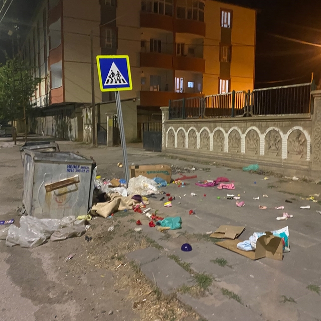 Patnos'un güzelliğine gölge düşüren görüntüler