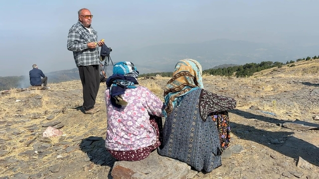 Aydın'daki orman yangını 3'üncü gününde (2)