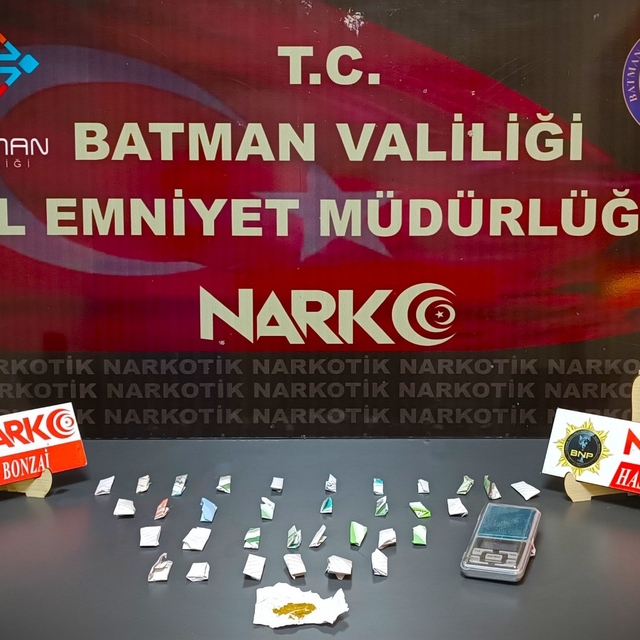 Batman'da narkotik operasyonunda 6 tutuklama