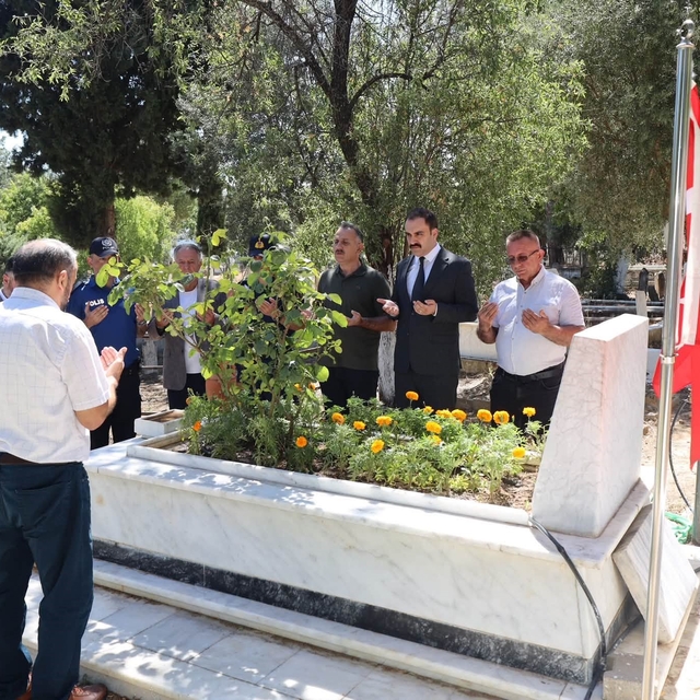 Şehit jandarma er Altun mezarı başında anıldı