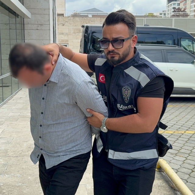 Semt pazarında elle tacize tutuklama