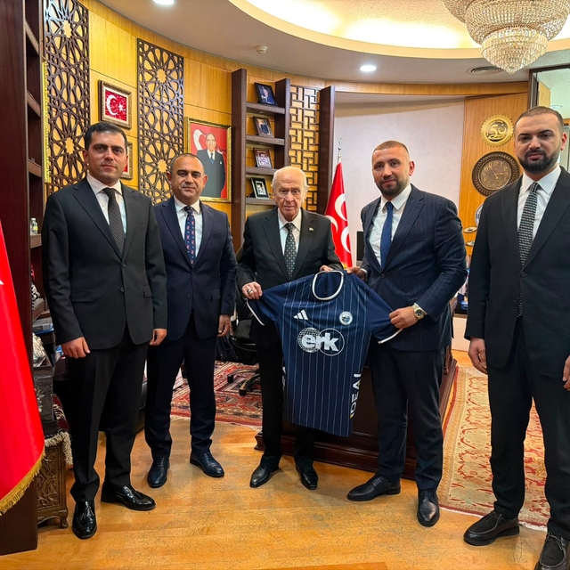 Erciyes 38 FK Başkanı Ersoy'dan MHP Genel Başkanı Bahçeli'ye ziyaret
