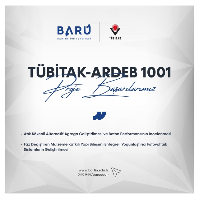 BARÜ'nün 2 projesine destek
