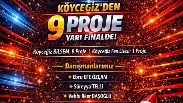 Köyceğiz'den TEKNOFEST 2026 Yarı Finallerine 9 proje