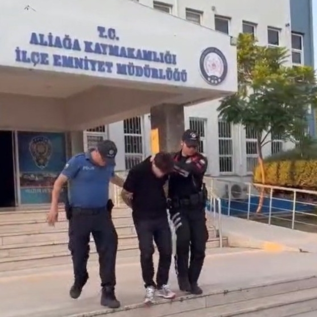 Aliağa'da 22 yıl hapis cezası bulunan şahıs yakalandı