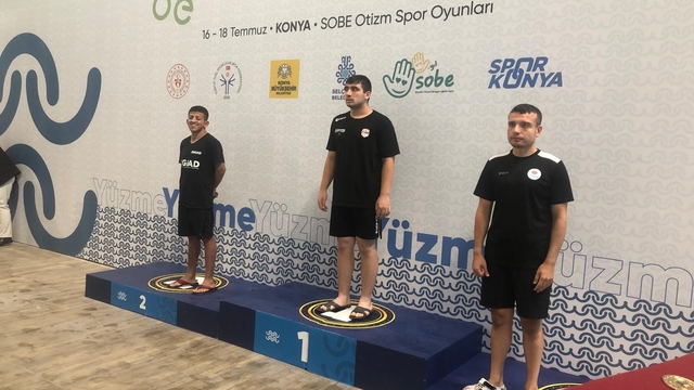 Aydınlı özel sporcular Konya'dan madalyalarla döndü