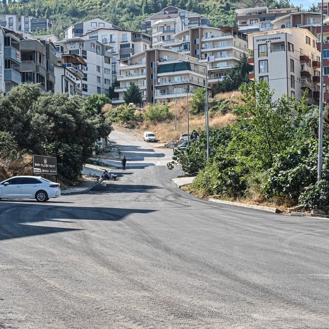 Kestel'de eğitim caddesi baştan sona yenilendi