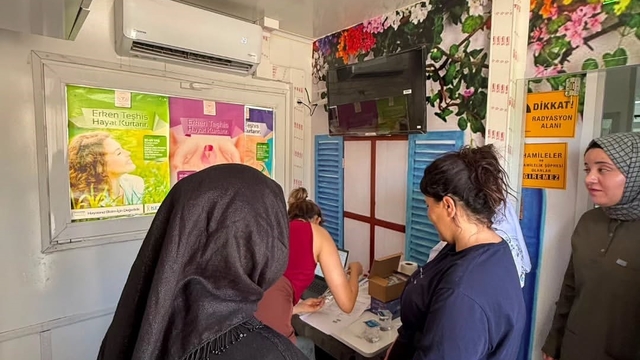 Uludere'de iki haftada 872 kanser taraması yapıldı