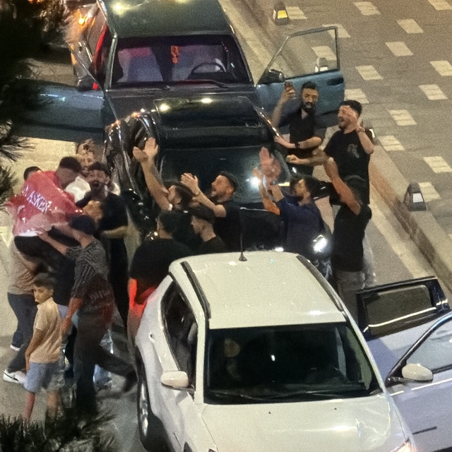 Bolu'da asker uğurlama konvoyunda trafiği kapatıp meşale yaktılar