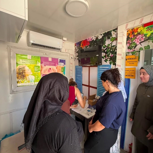 Uludere'de iki haftada 872 kanser taraması yapıldı