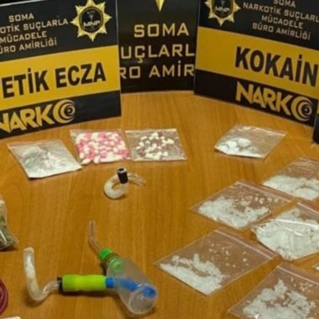 Manisa'da uyuşturucu operasyonlarında bir ayda 55 kişi tutuklandı
