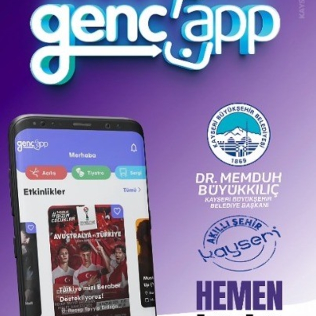 Büyükşehir, GençApp ile Kayseri'nin sosyal hayatını dijitalleştirdi